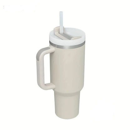 Mug isotherme avec paille - 1,2 L