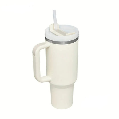 Mug isotherme avec paille - 1,2 L